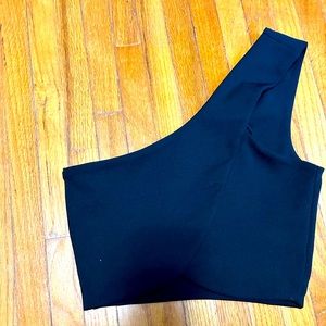NWT Zara One-Shoulder Crop Top - size Small